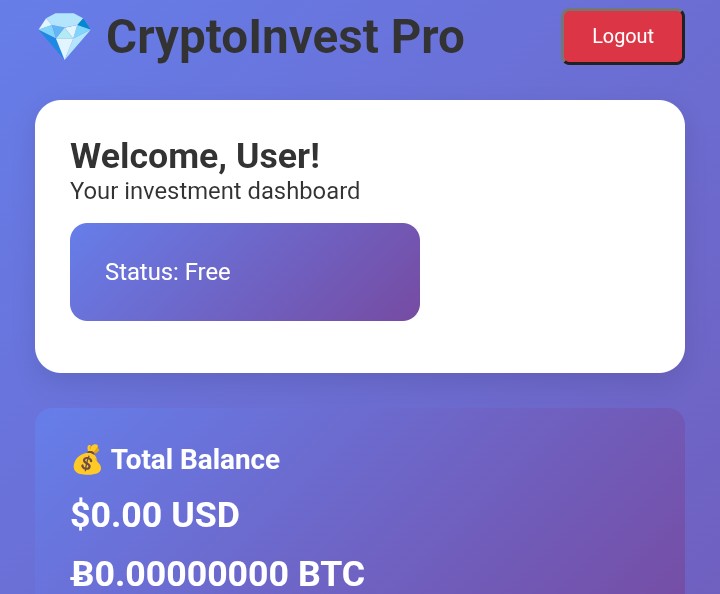 Crypto investment platforms
